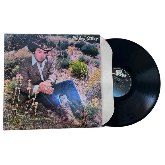 Mickey Gilley Put Your Dreams Away 33RPM Vinyl LP 80s Country Epic in VG+ - Picture 7 of 7